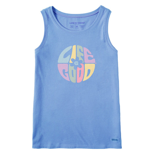 Women's Daisy Circle Psychedelic Crusher Tank