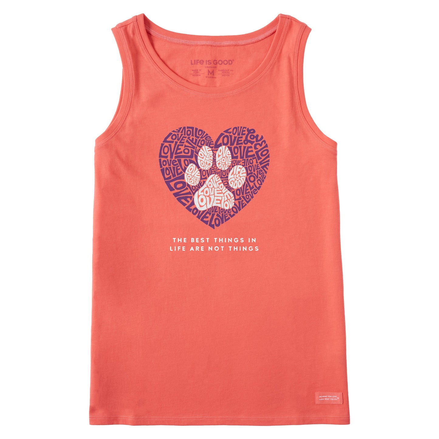 Women's Best Things Paw Heart Crusher Tank