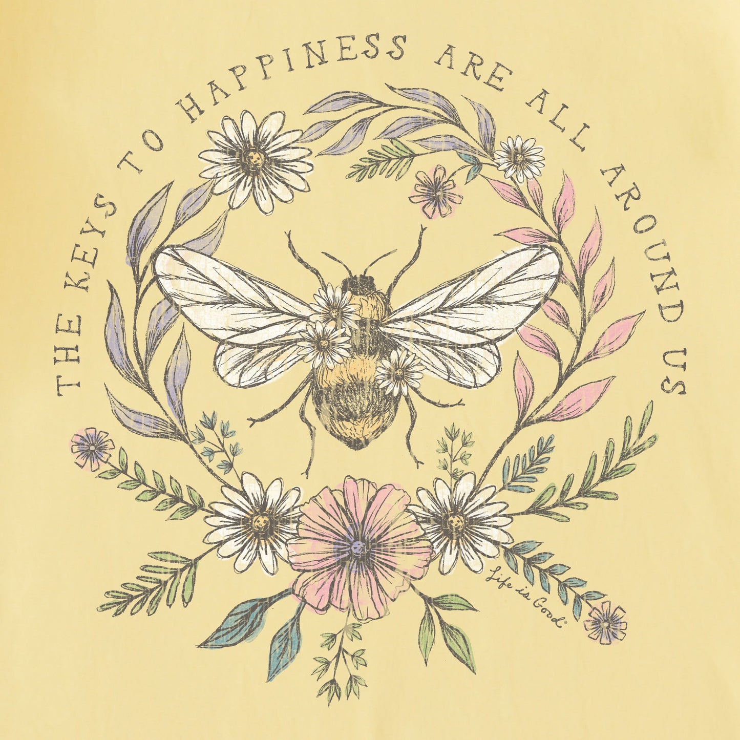 Women's Bee Happiness All Around Crusher Tank