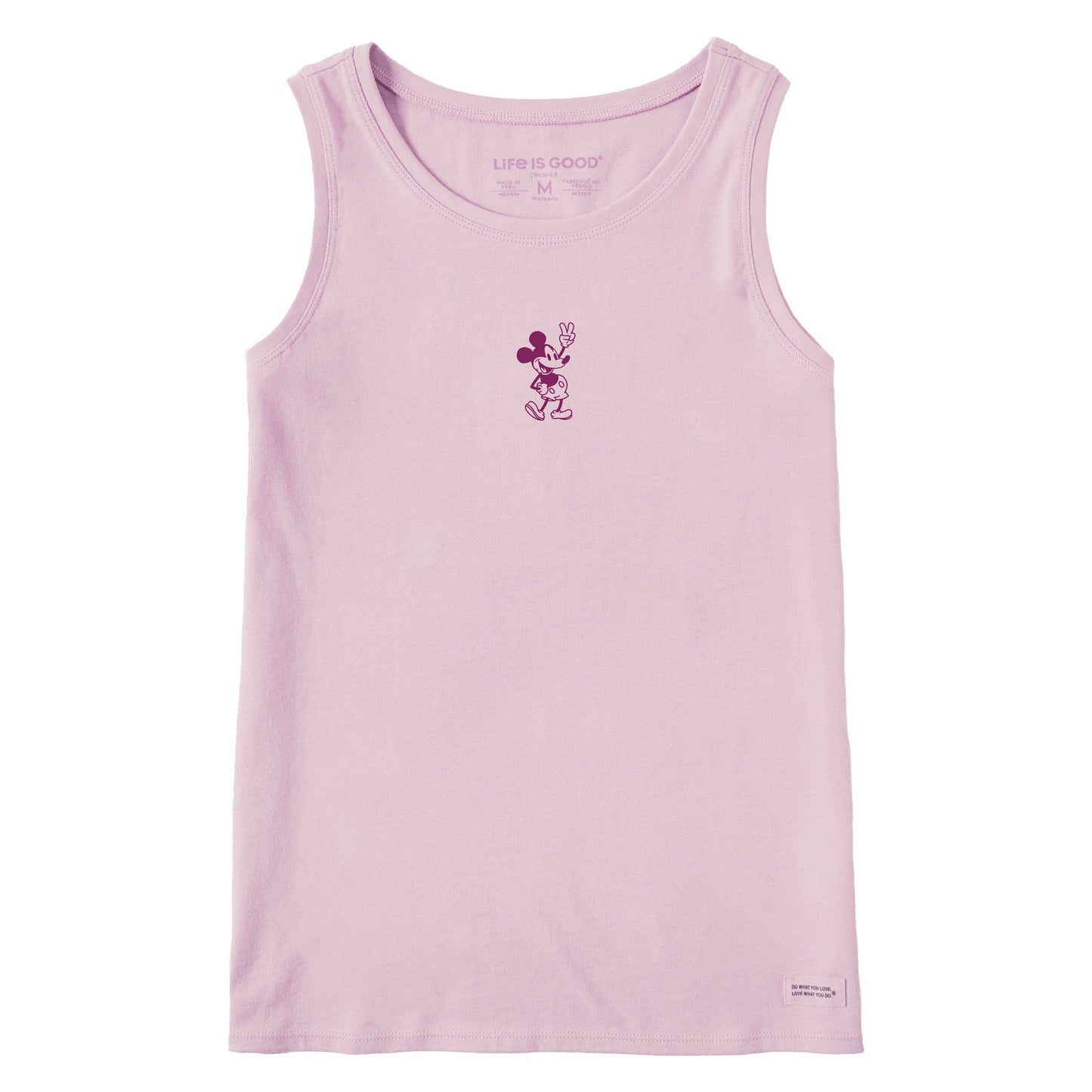 Women's Steamboat Willie Peace Mini Crusher Tank