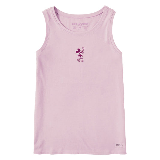 Women's Steamboat Willie Peace Mini Crusher Tank