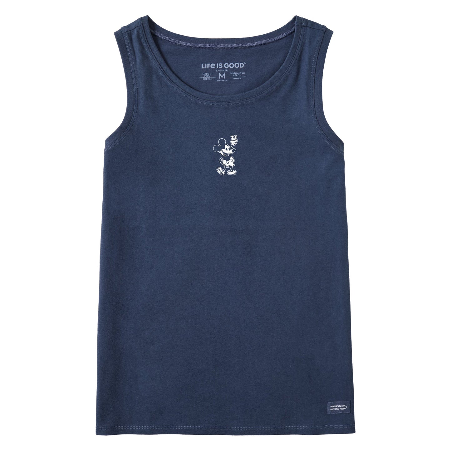 Women's Steamboat Willie Peace Mini Crusher Tank