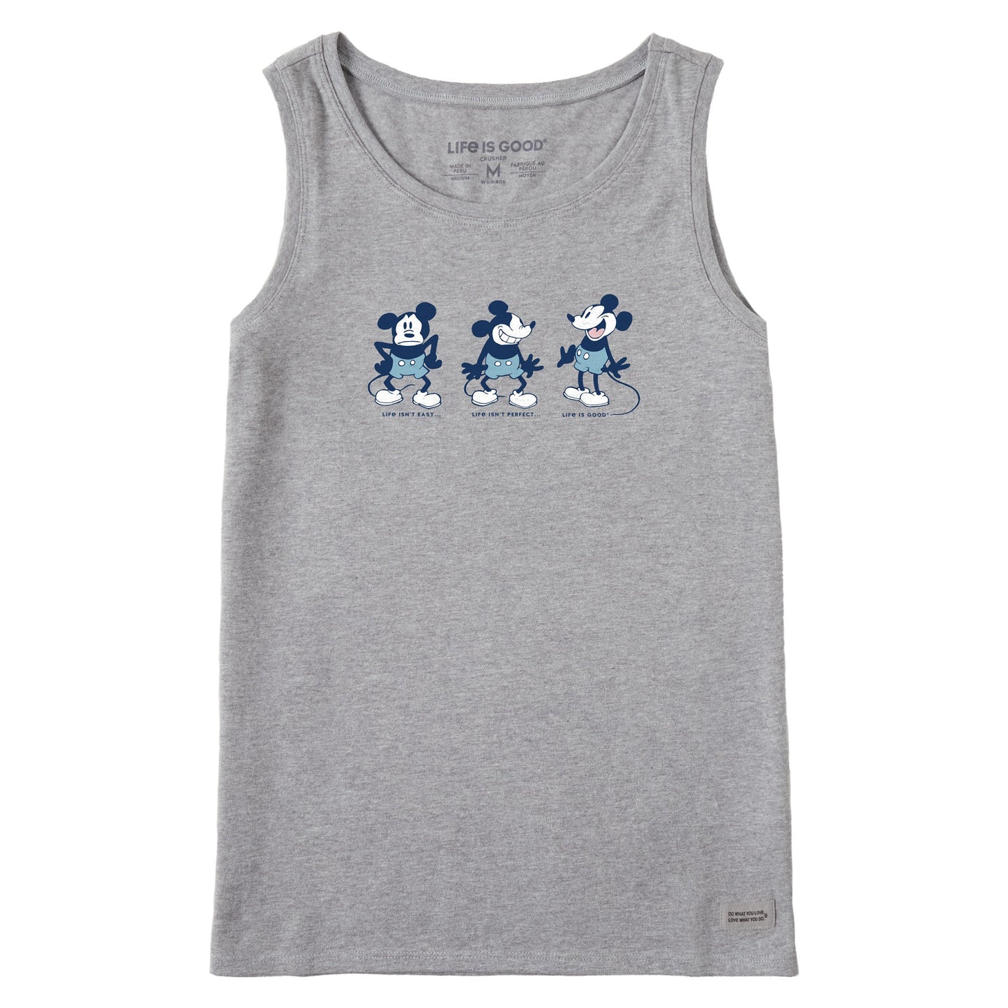 Women's Steamboat Willie Life isn't Easy Crusher Tank