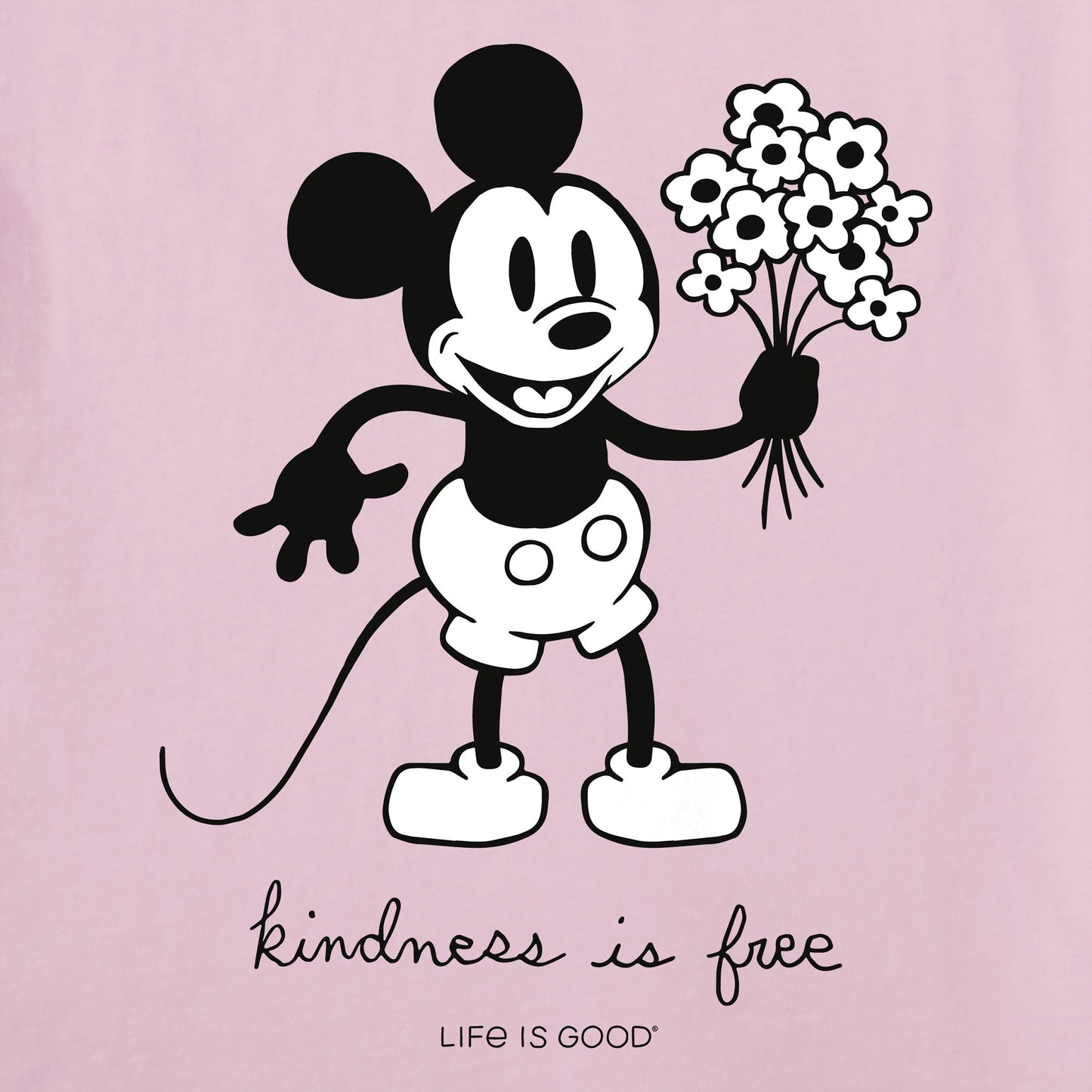 Women's Steamboat Willie Kindness Bouquet Crusher Tank