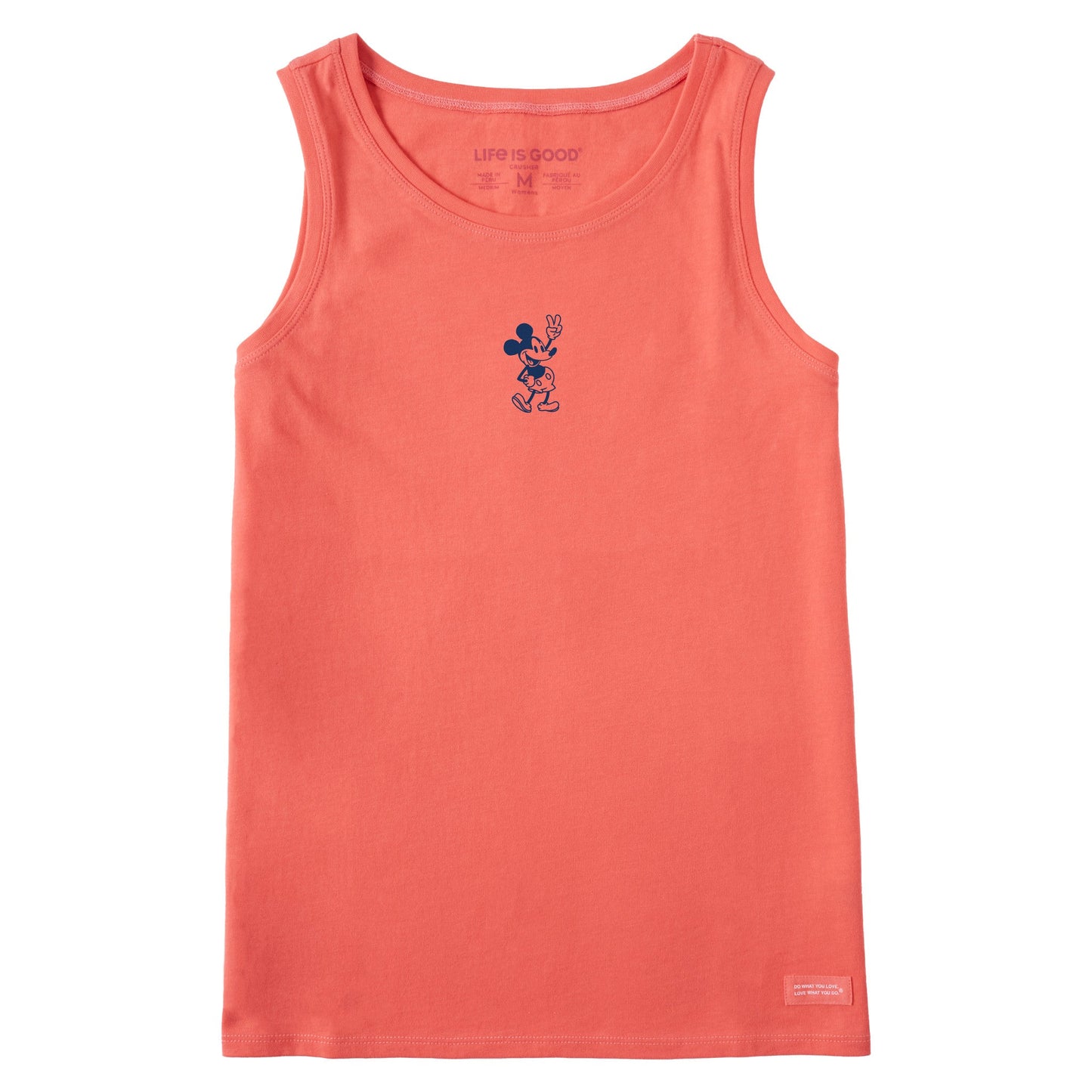 Women's Steamboat Willie Peace Mini Crusher Tank