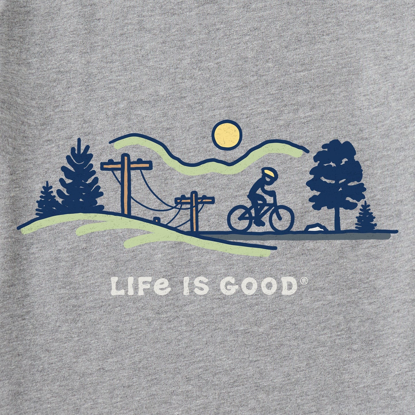 Men's Vintage Bike Vista Short Sleeve Tee