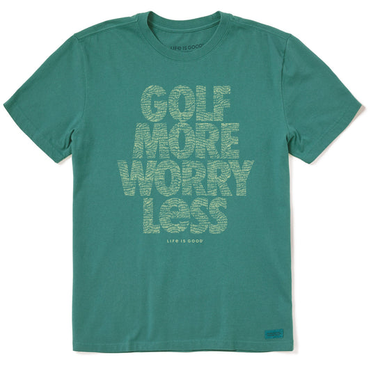 Men's Wordsmith Bold Golf More Short Sleeve Crusher Tee