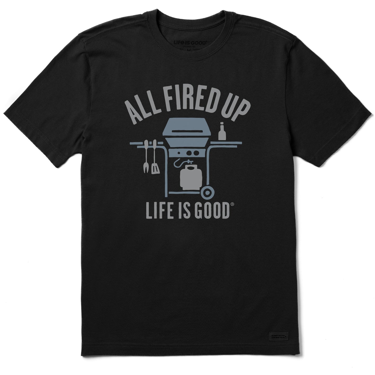 Men's All Fired Up Grill Short Sleeve Crusher Tee