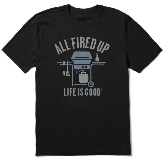 Men's All Fired Up Grill Short Sleeve Crusher Tee