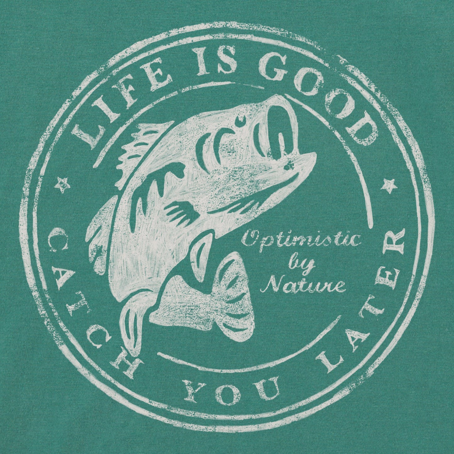 Men's Catch You Later Fish Short Sleeve Crusher Tee