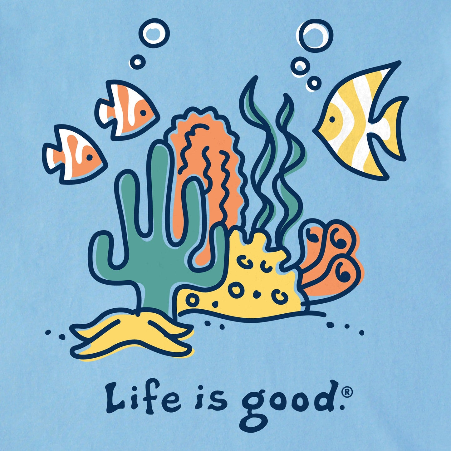 Men's Coral Garden Short Sleeve Crusher Tee