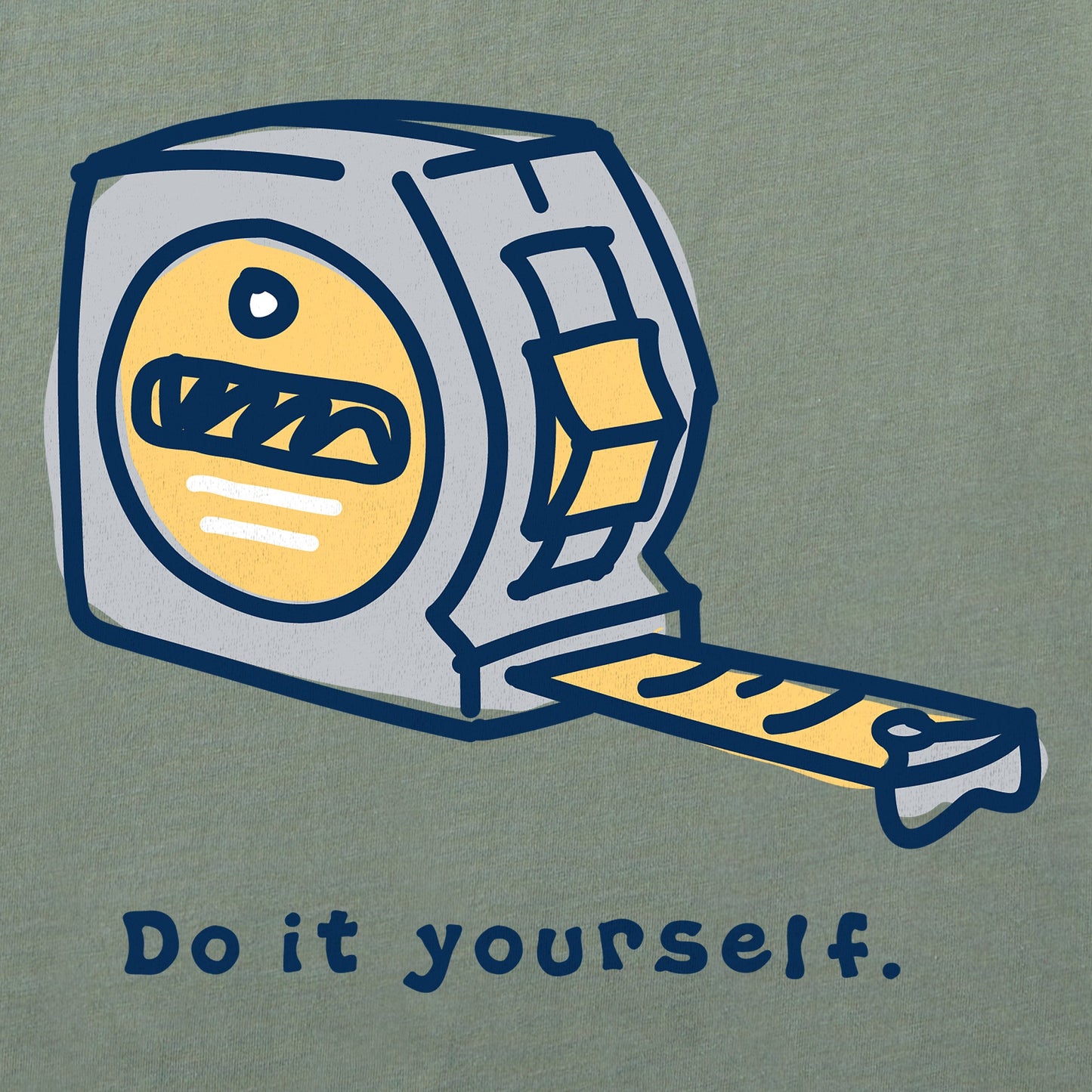 Men's DIY Tape Measure Short Sleeve Crusher Tee