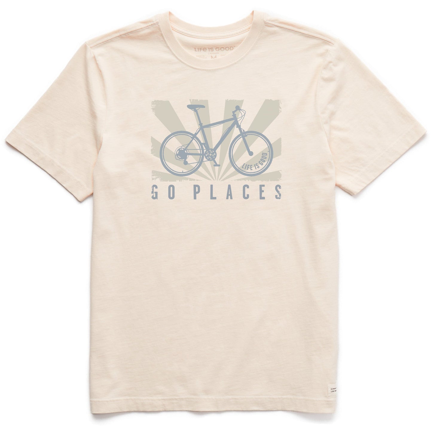 Men's Go Places Bike Short Sleeve Crusher Tee