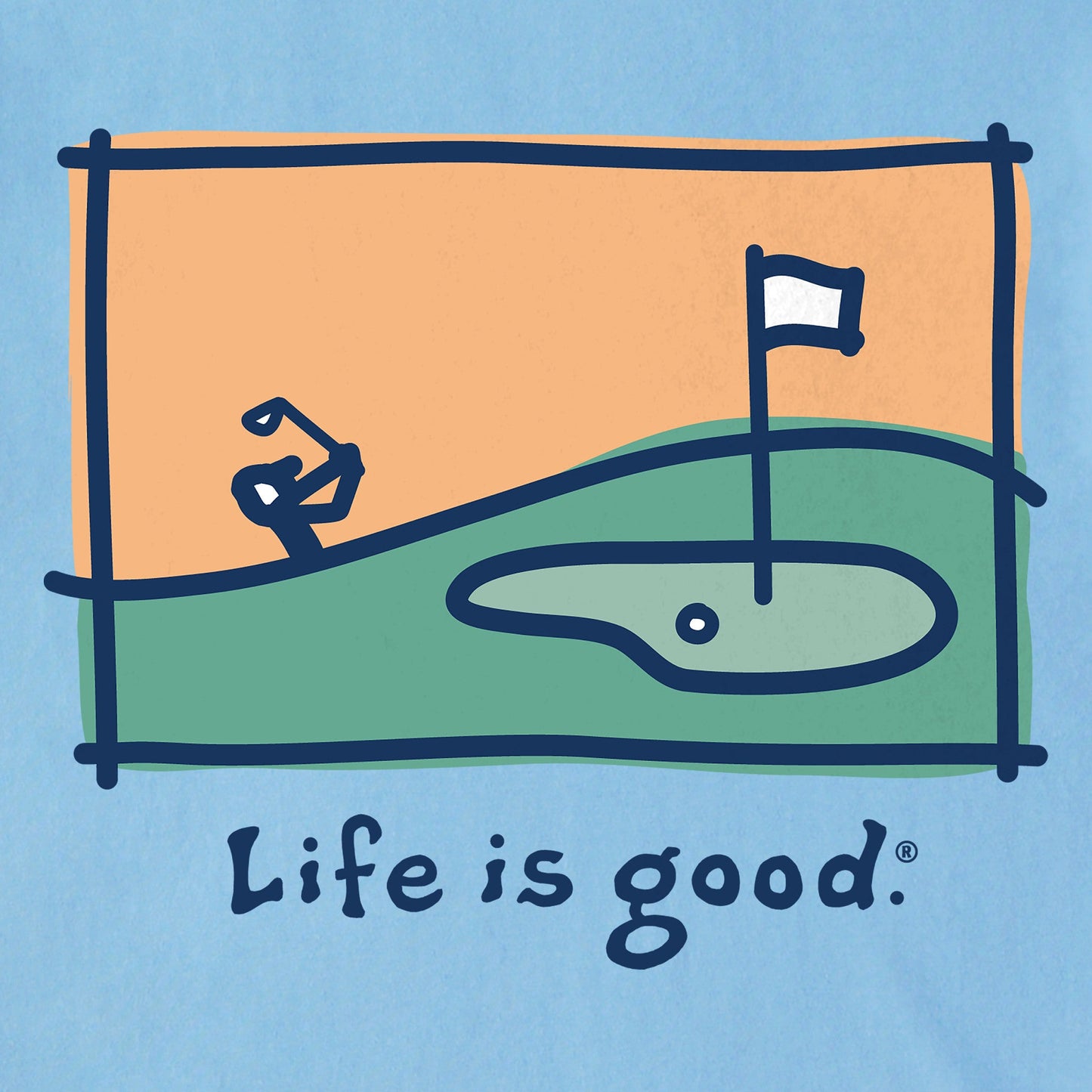 Men's Golf Vista Short Sleeve Crusher Tee