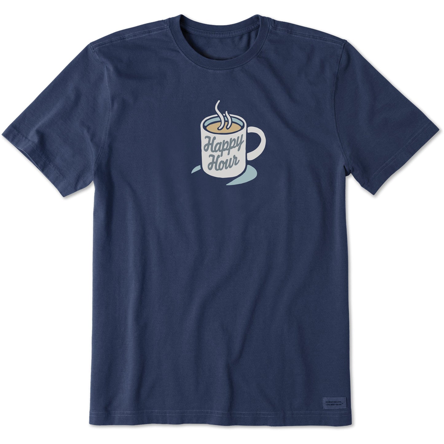 Men's Happy Hour Mug Short Sleeve Crusher Tee
