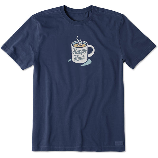 Men's Happy Hour Mug Short Sleeve Crusher Tee