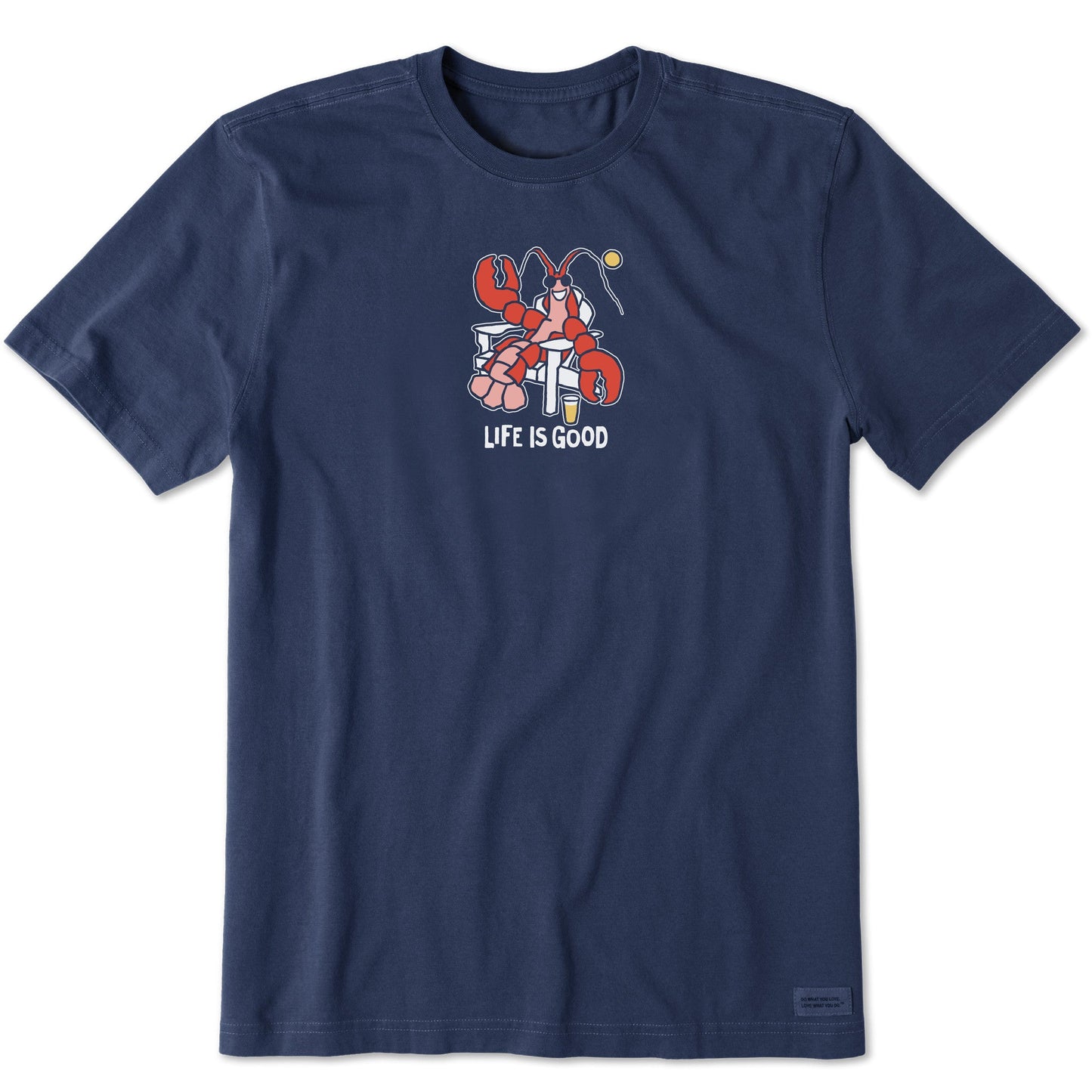 Men's Lobster Adirondack Short Sleeve Crusher Tee