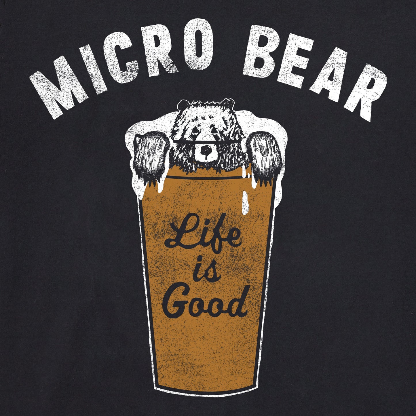 Men's Micro Bear Short Sleeve Crusher Tee