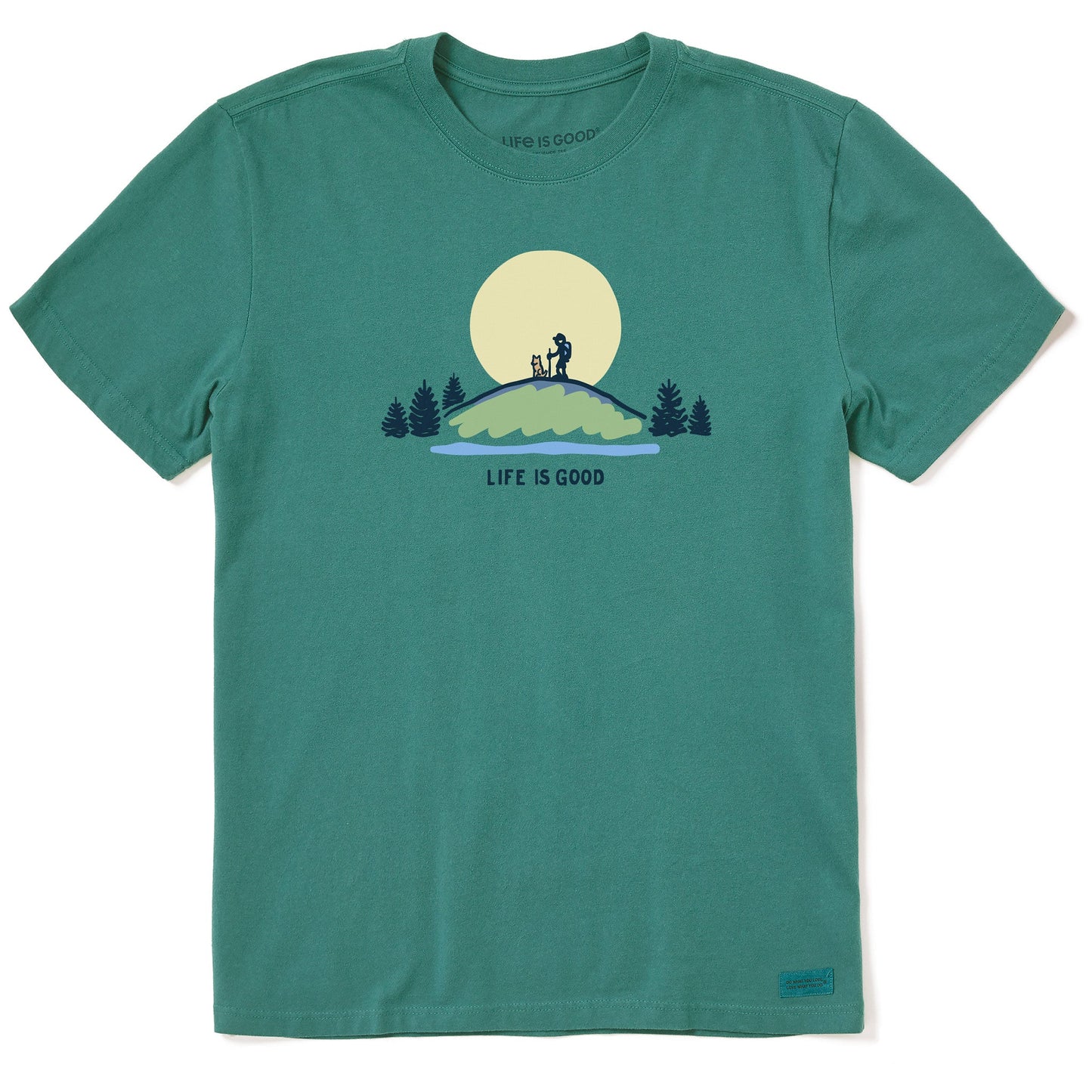 Men's Moonlight Walk Jake and Rocket Short Sleeve Crusher Tee