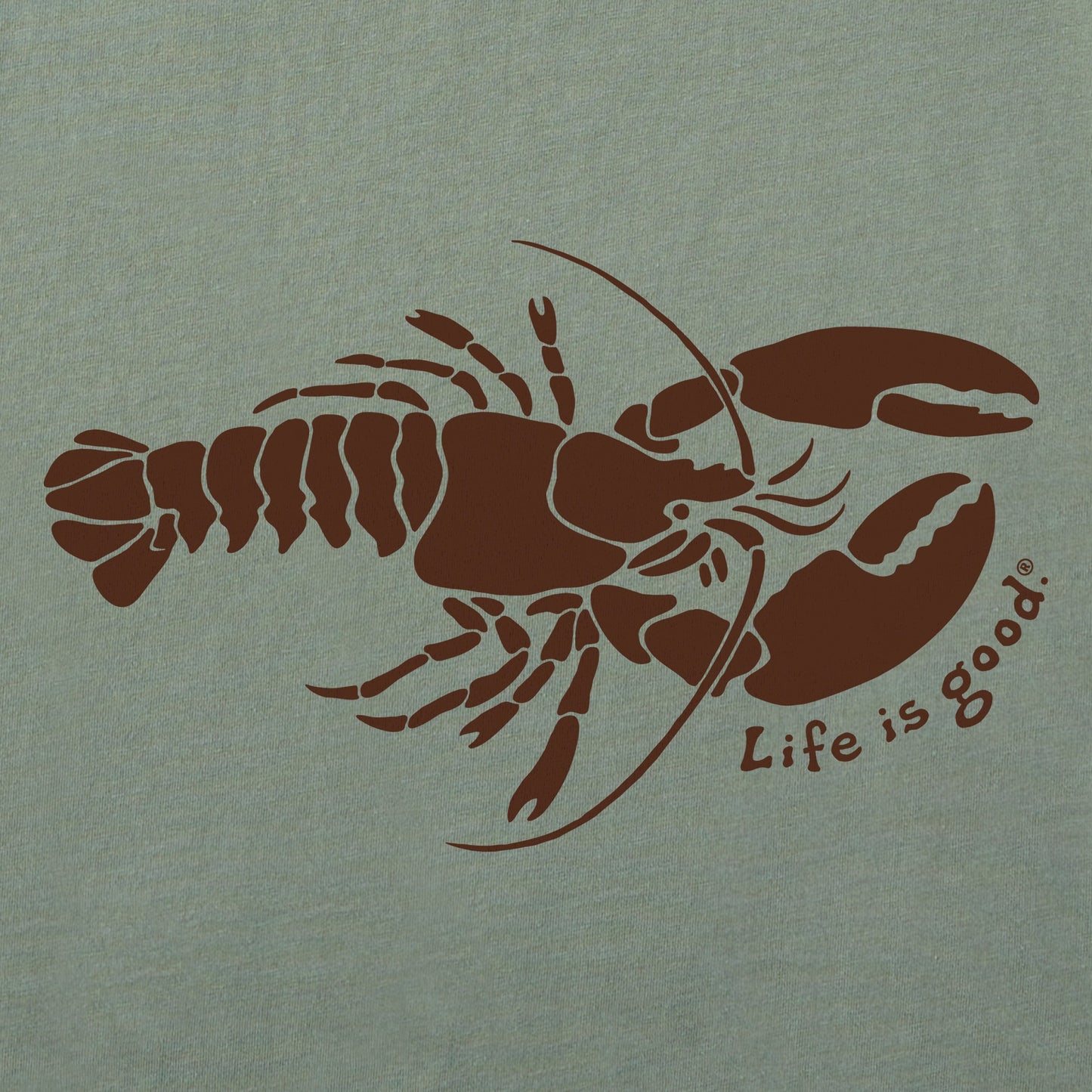 Men's Vintage Lobster Short Sleeve Crusher Tee