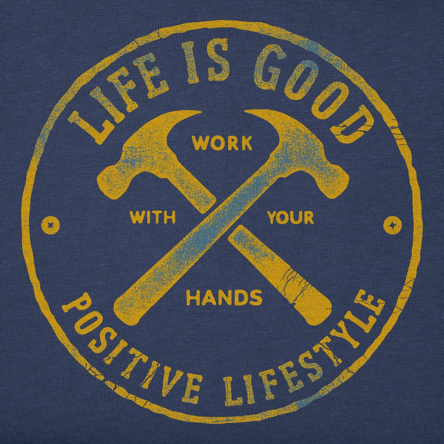 Men's Work With Your Hands Hammers Short Sleeve Crusher Tee