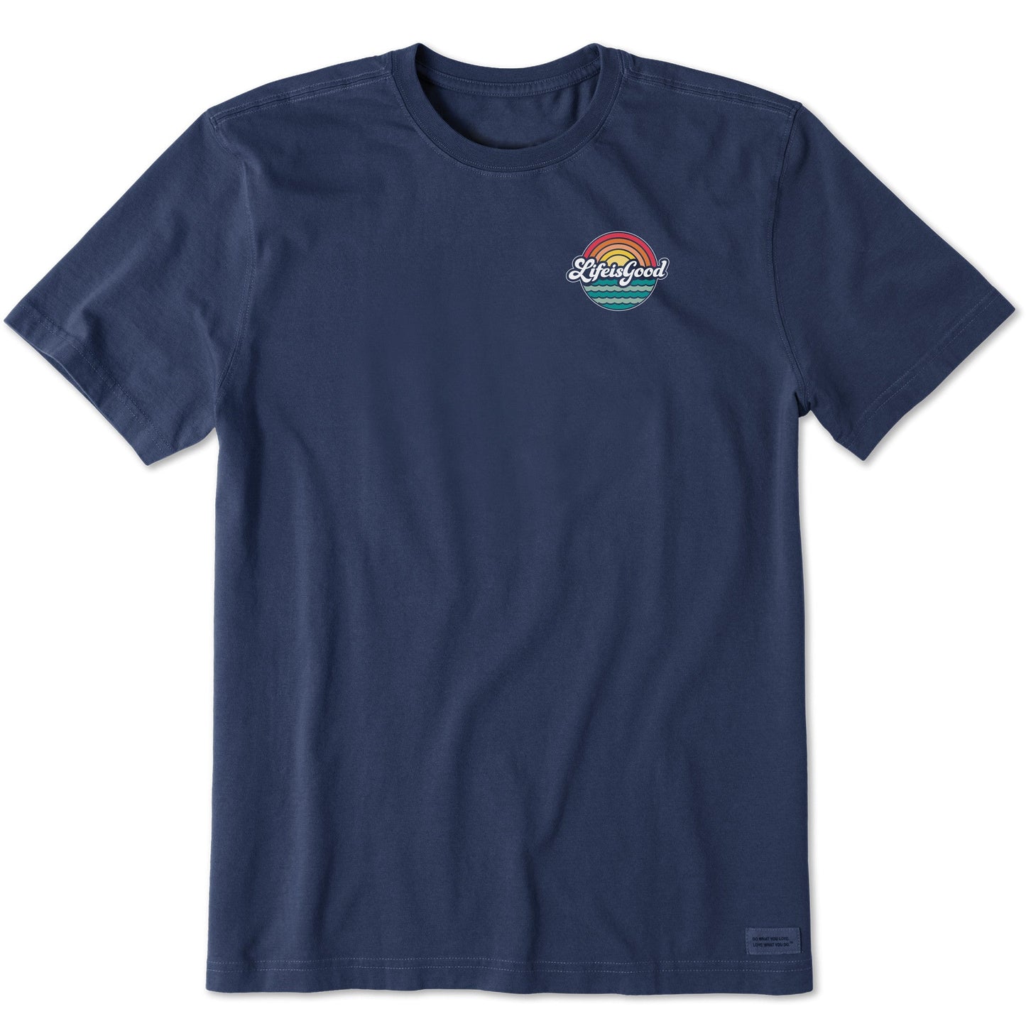 Men's Sun and Water LIG Script Short Sleeve Crusher Tee