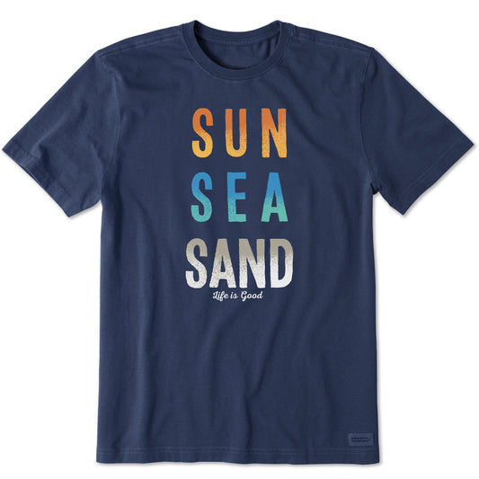 Men's Sun Sea Sand Short Sleeve Crusher Tee