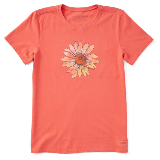 Women's Breezy Daisy Short Sleeve Crusher Tee