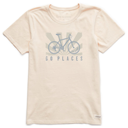 Women's Go Places Bike Short Sleeve Crusher Tee