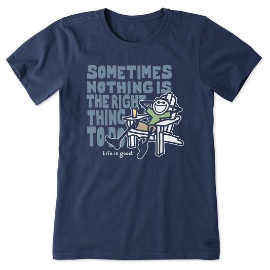 Women's Right Thing To Do Jake Short Sleeve Crusher Tee