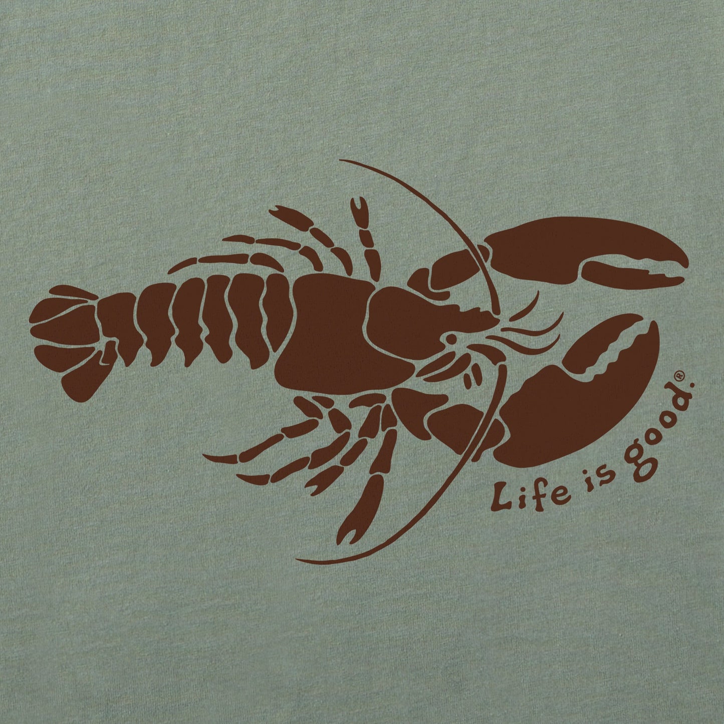 Women's Vintage Lobster Short Sleeve Crusher Tee