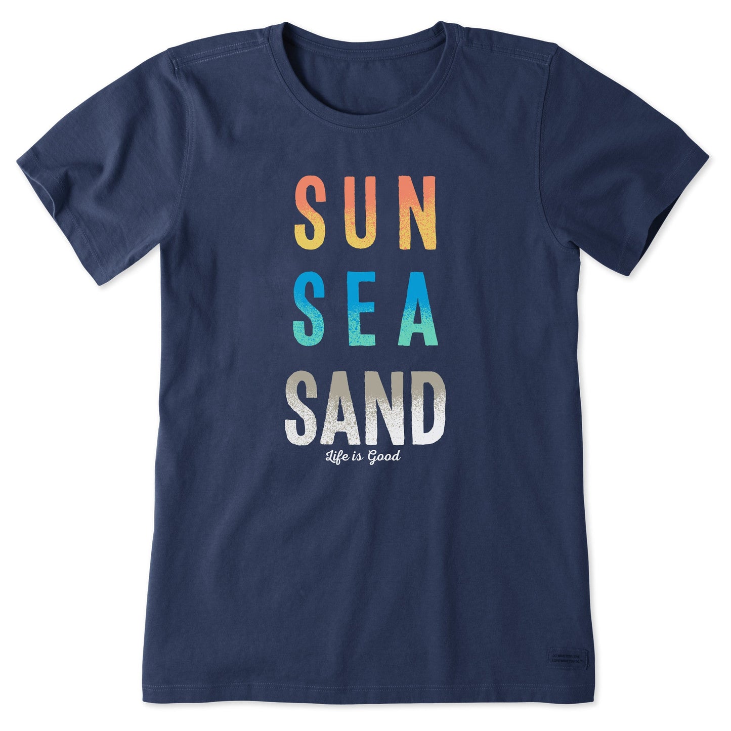 Women's Sun Sea Sand Short Sleeve Crusher Tee