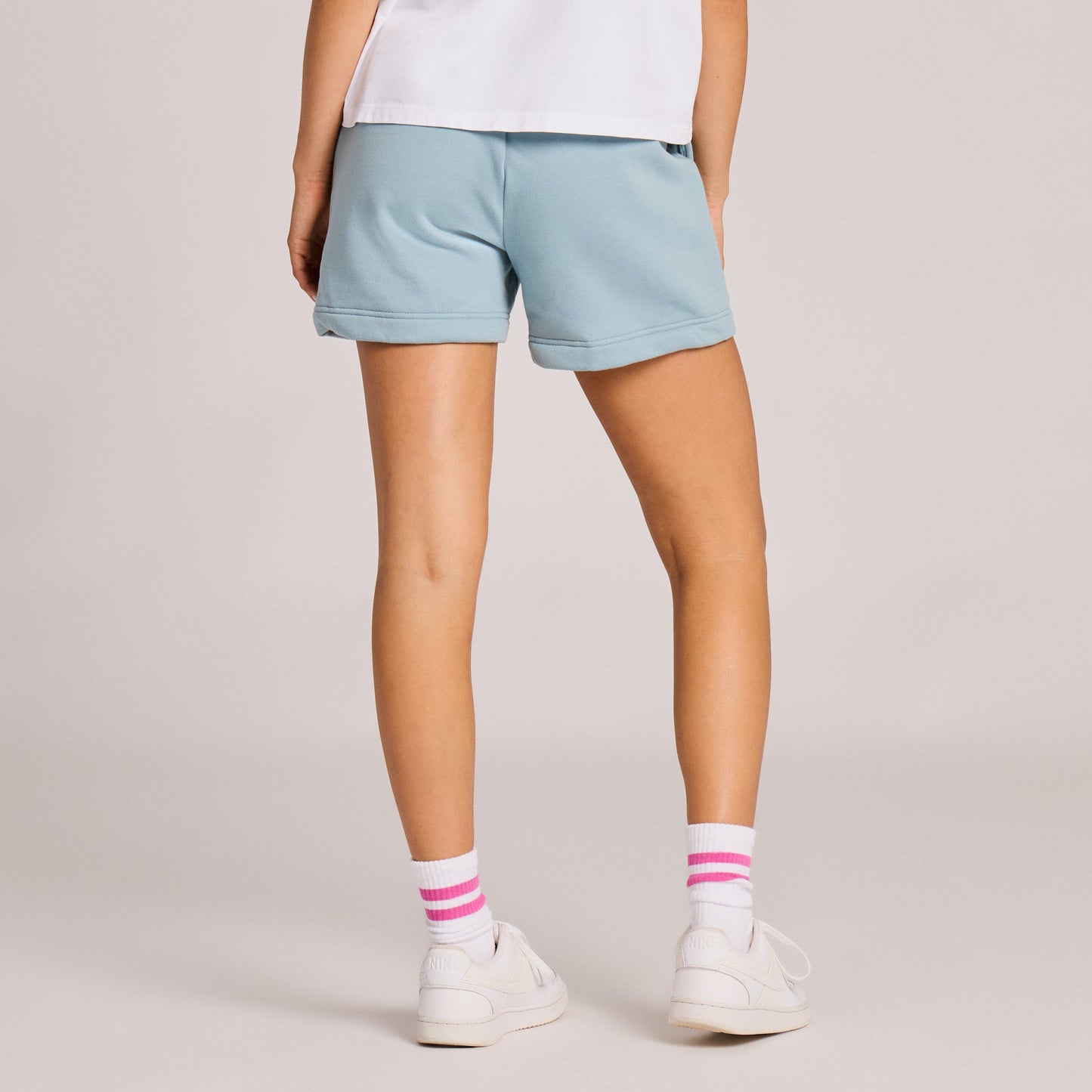 Women's Solid Good Vibes Fleece Shorts