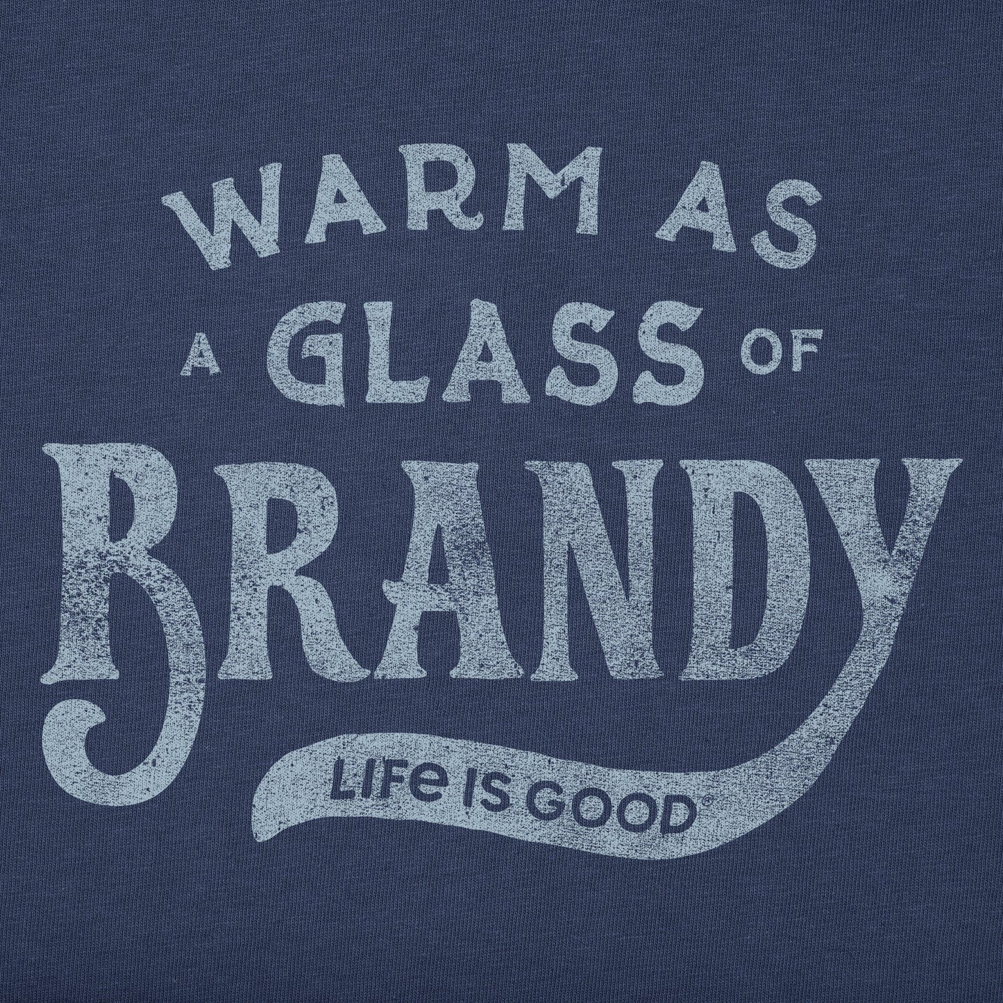Men's Warm as a Glass of Brandy Short Sleeve Crusher-LITE Tee