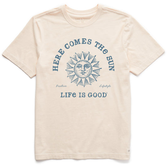 Men's Crafty Here Comes the Sun Short Sleeve Crusher Tee