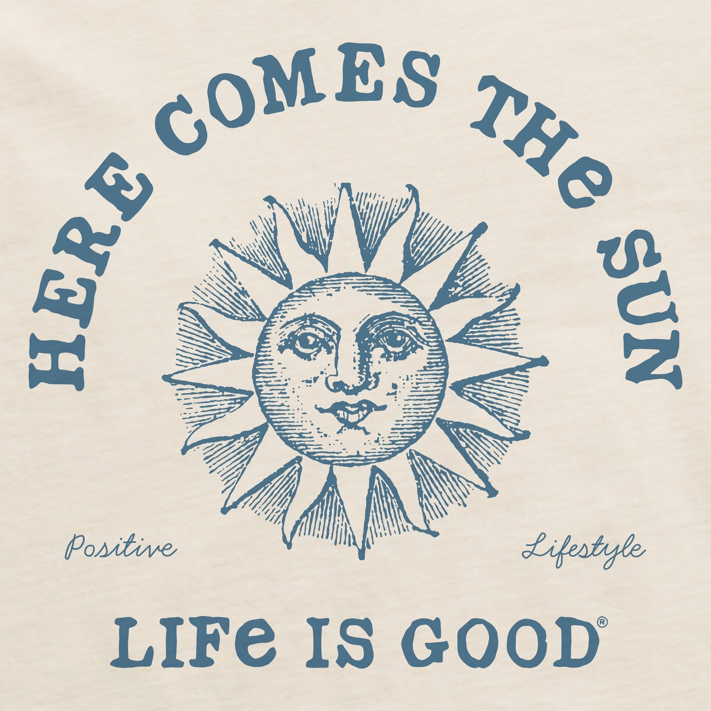 Men's Crafty Here Comes the Sun Short Sleeve Crusher Tee