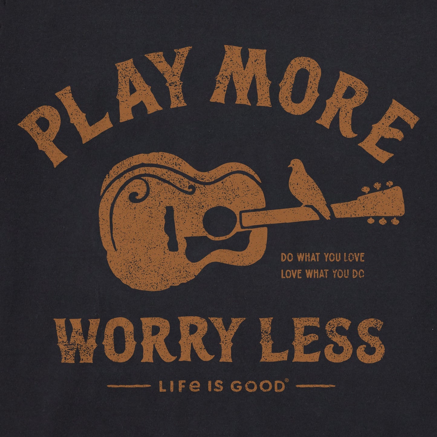 Men's Guitar Play More Short Sleeve Tee