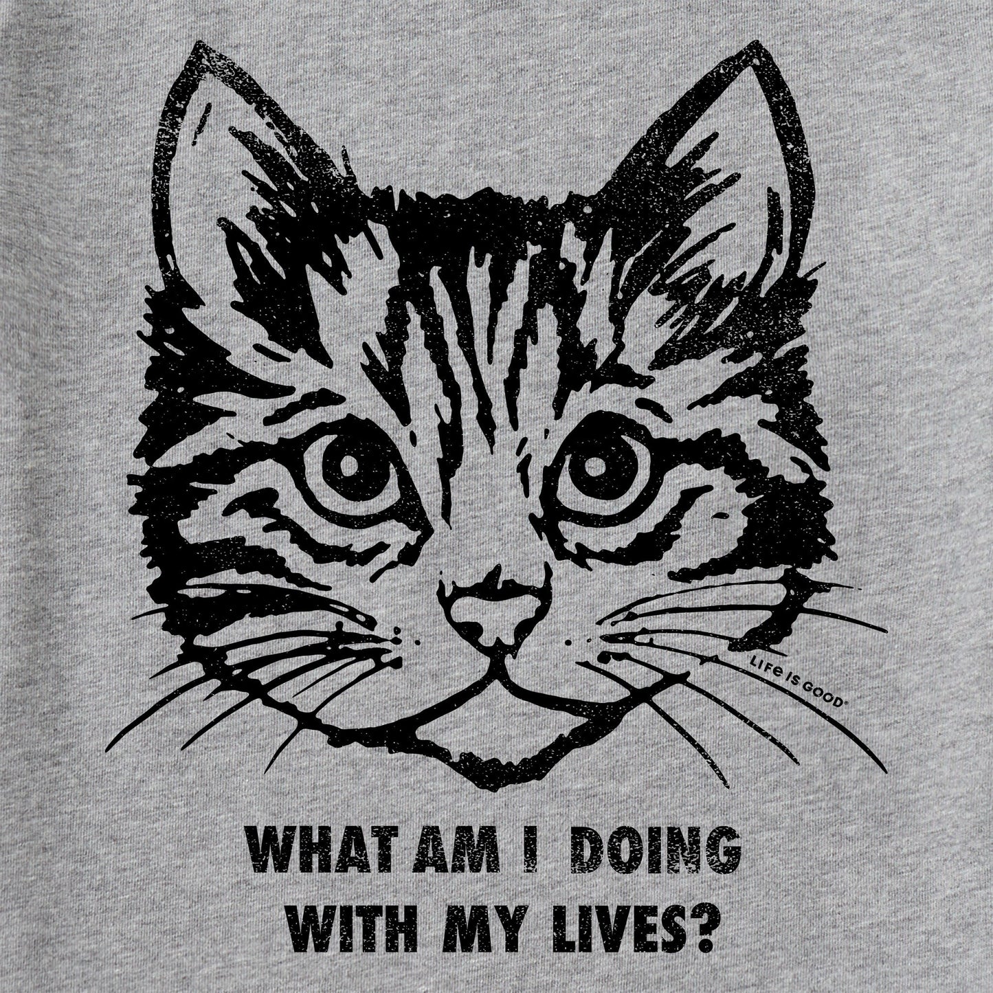 Men's Cat Lives Short Sleeve Tee