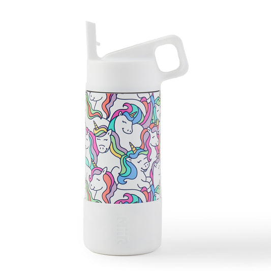 Kids Unicorn Friends Pattern 12 oz. Kids Bottle