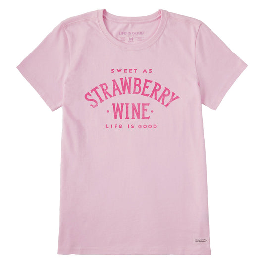 Women's Sweet as Strawberry Wine Short Sleeve Crusher-LITE Tee