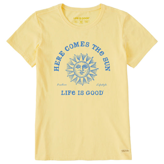 Women's Crafty Here Comes the Sun Short Sleeve Tee