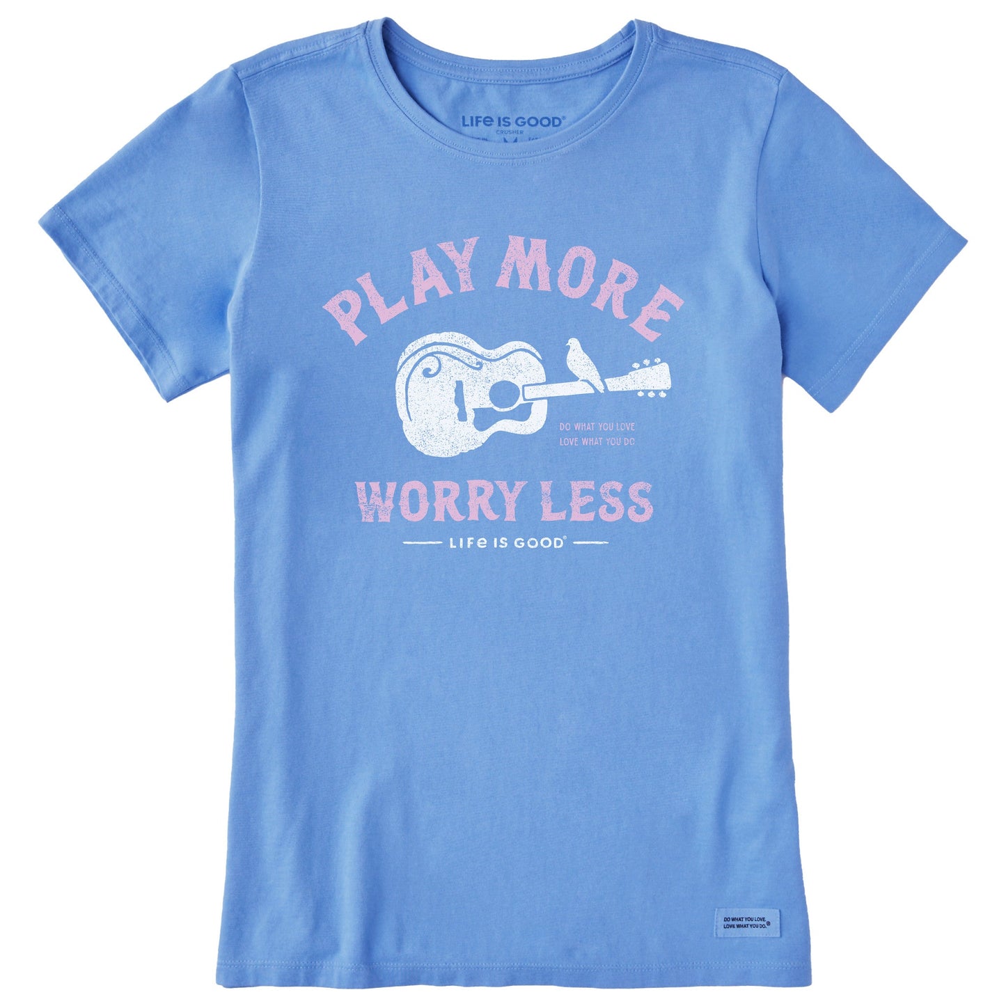 Women's Guitar Play More Short Sleeve Tee