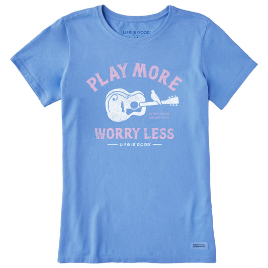 Women's Guitar Play More Short Sleeve Tee