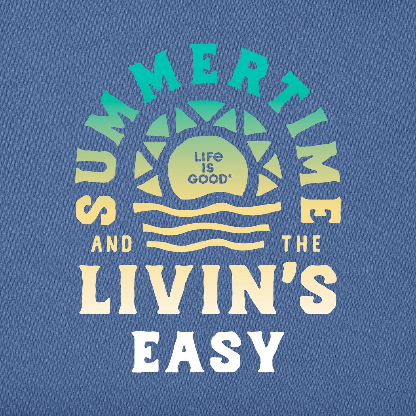 Men's Summertime & The Livin's Easy Short Sleeve Crusher-LITE Tee