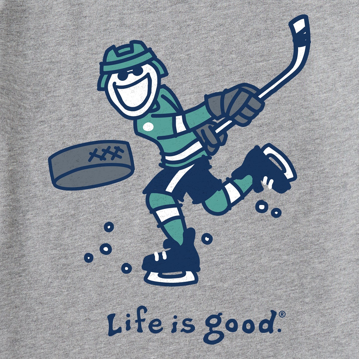 Kids Jake Slap Shot Long Sleeve Crusher Tee