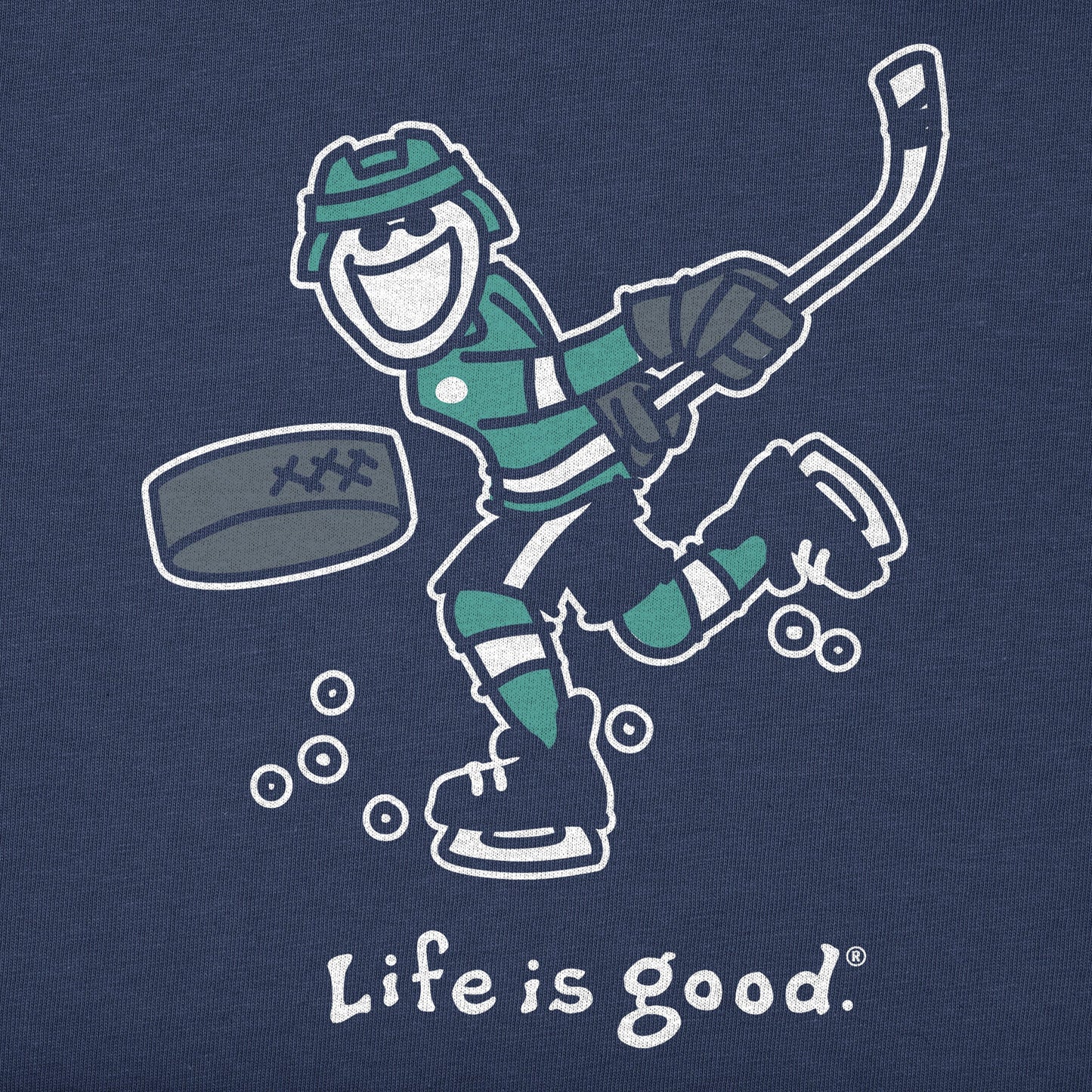 Kids Jake Slap Shot Long Sleeve Crusher Tee