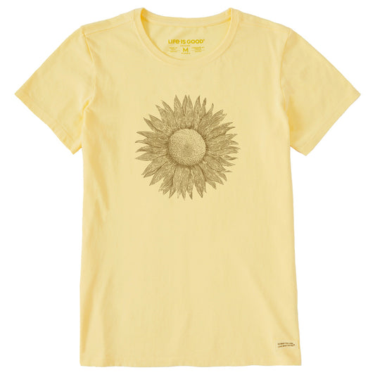 Women's Fineline Sunflower Short Sleeve Tee