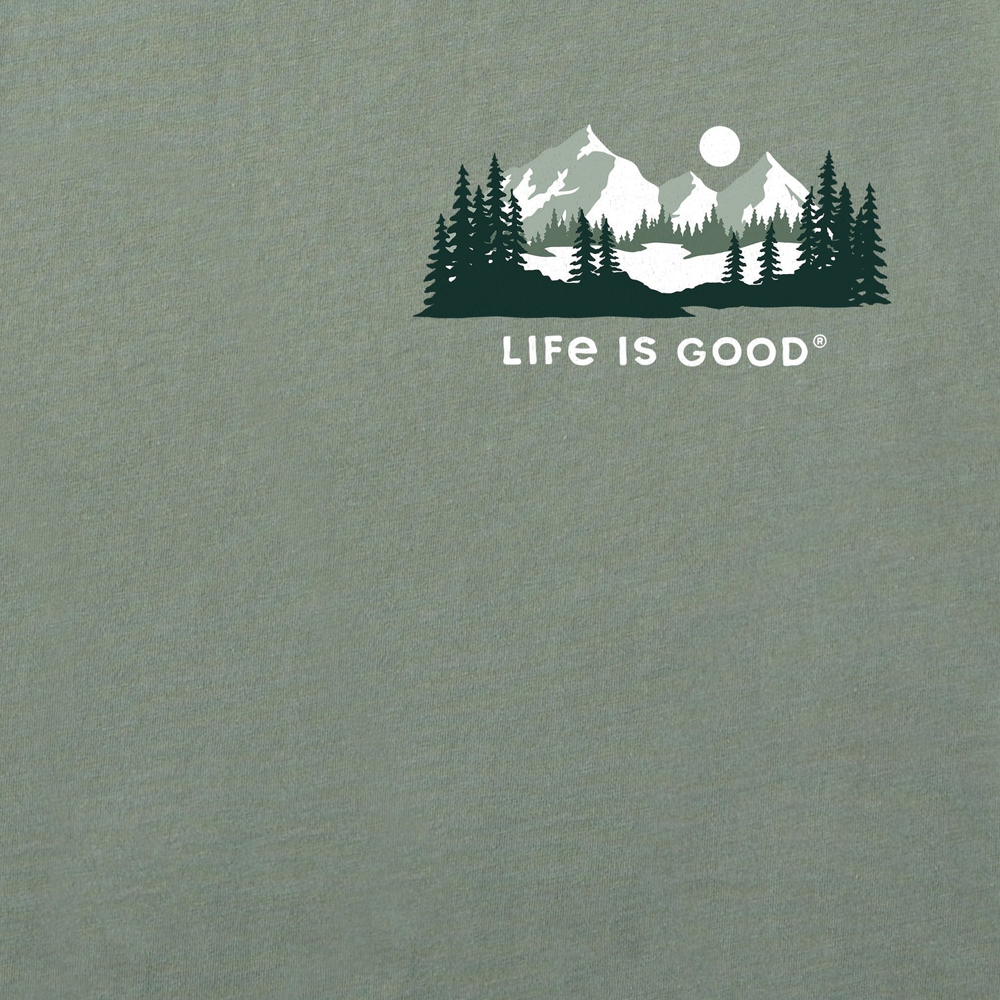 Men's Winter Evergreen Long Sleeve Crusher Tee