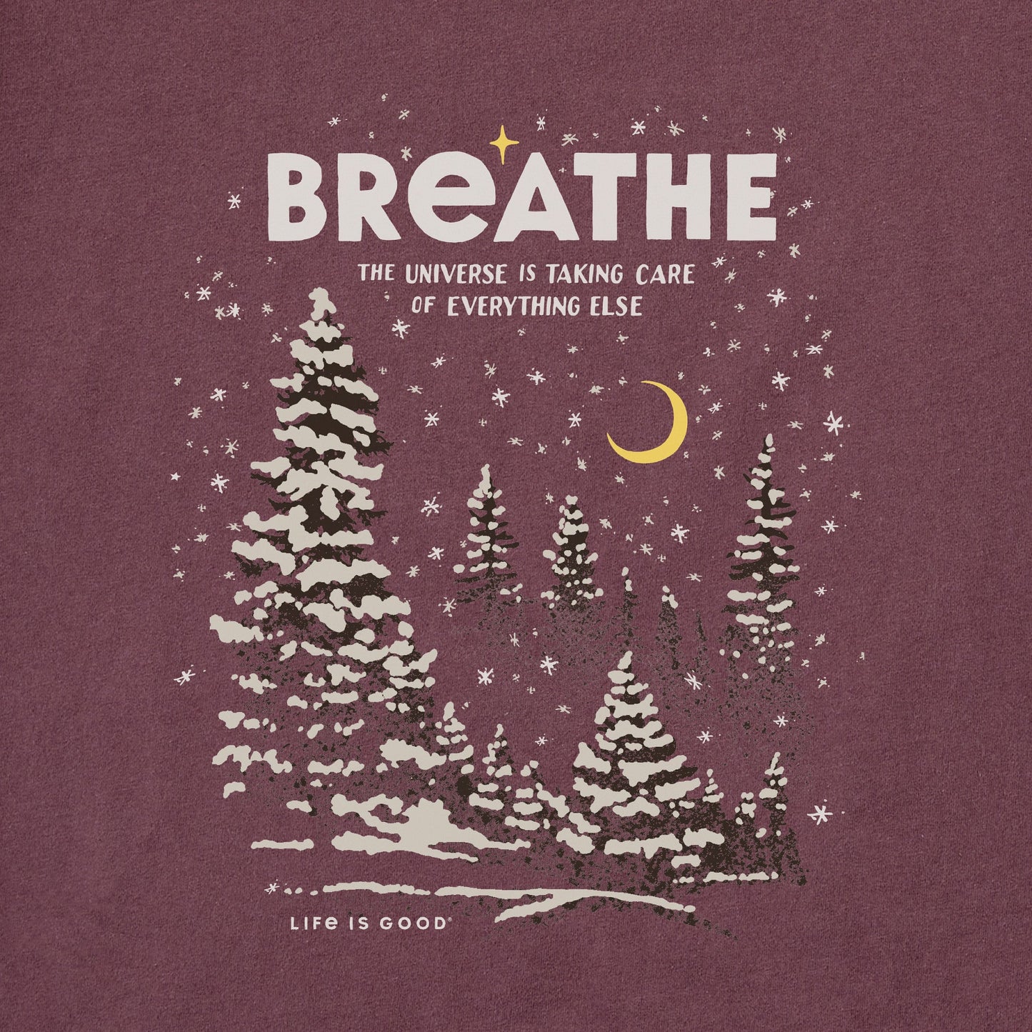 Men's Breathe Universe Winter Long Sleeve Crusher Tee