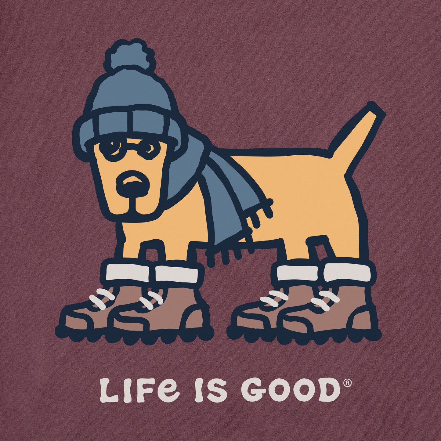 Men's Warmly Dressed Rocket Long Sleeve Crusher Tee